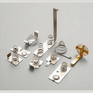 금속 스탬핑 부품 ​​구리 강철 전기 전기 전자 접촉 배터리 접촉 파편