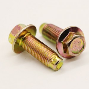 아연 도금 육각 플랜지 볼트