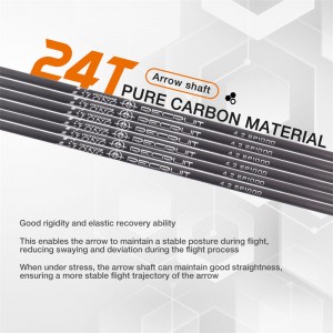 ID4.2mm SP300-대상 촬영을위한 1500 개의 탄소 화살표