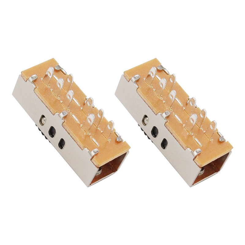 전환 스위치 SS23F10 3-LED 광색 온도 조정 및 높은 속도 슬라이딩 스위치-헤어 드라이어 모터 스피드