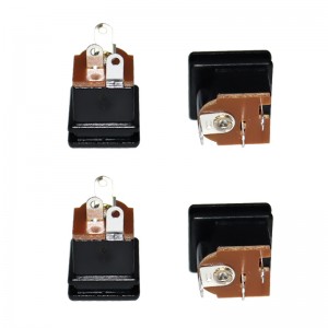 DC 소켓 DC-207, 직접 삽입 오디오 소켓, 2-핀 구리 핀 전원 충전 소켓