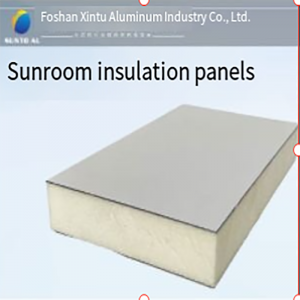 알루미늄 합금은 지붕에 평평한 패널을 절연합니다