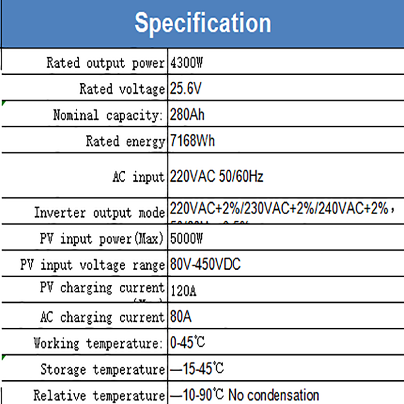 가정 에너지 저장 배터리 장비