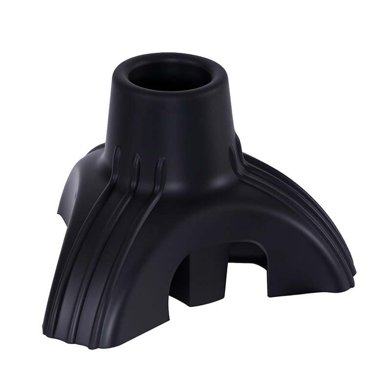 세 갈래 고무 지팡이 발